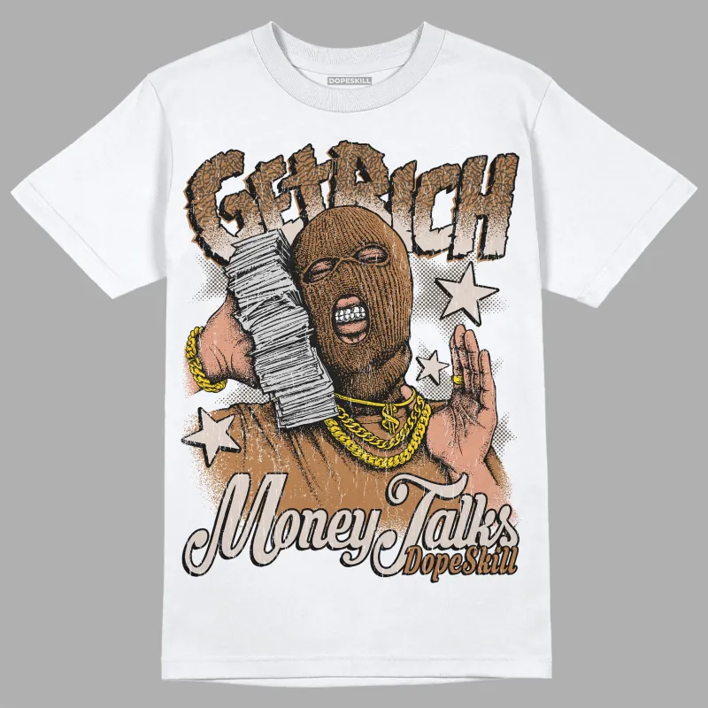 Palomino 3s DopeSkill T-Shirt Get Rich Graphic sold by DopeSkill