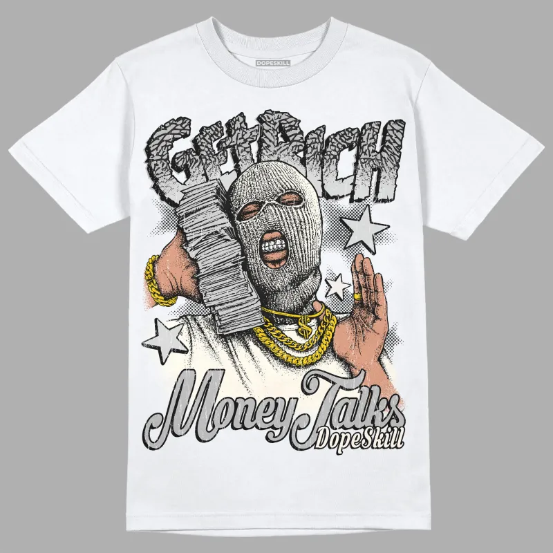Off Noir 3s DopeSkill T-Shirt Get Rich Graphic sold by DopeSkill