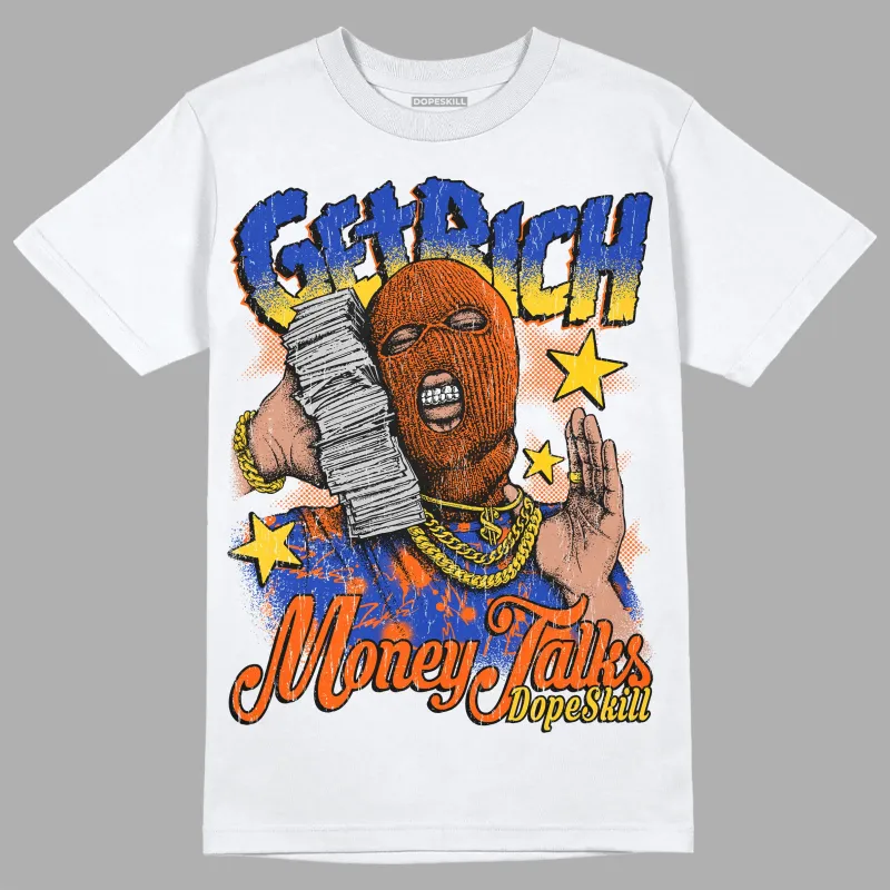 Dunk Low Futura Orange Blaze DopeSkill T-Shirt Get Rich Graphic sold by DopeSkill