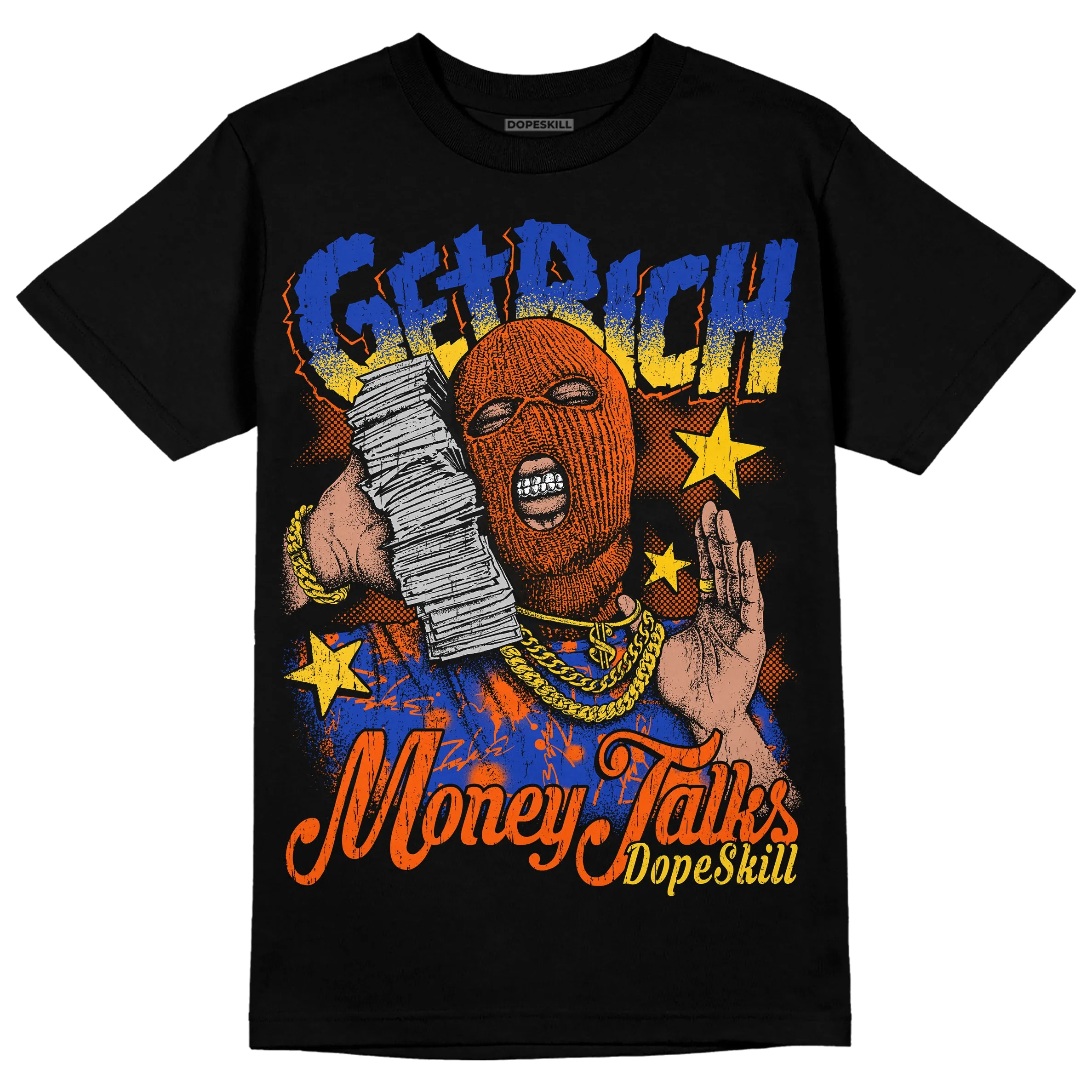 Dunk Low Futura Orange Blaze DopeSkill T-Shirt Get Rich Graphic sold by DopeSkill product image thumbnail 2