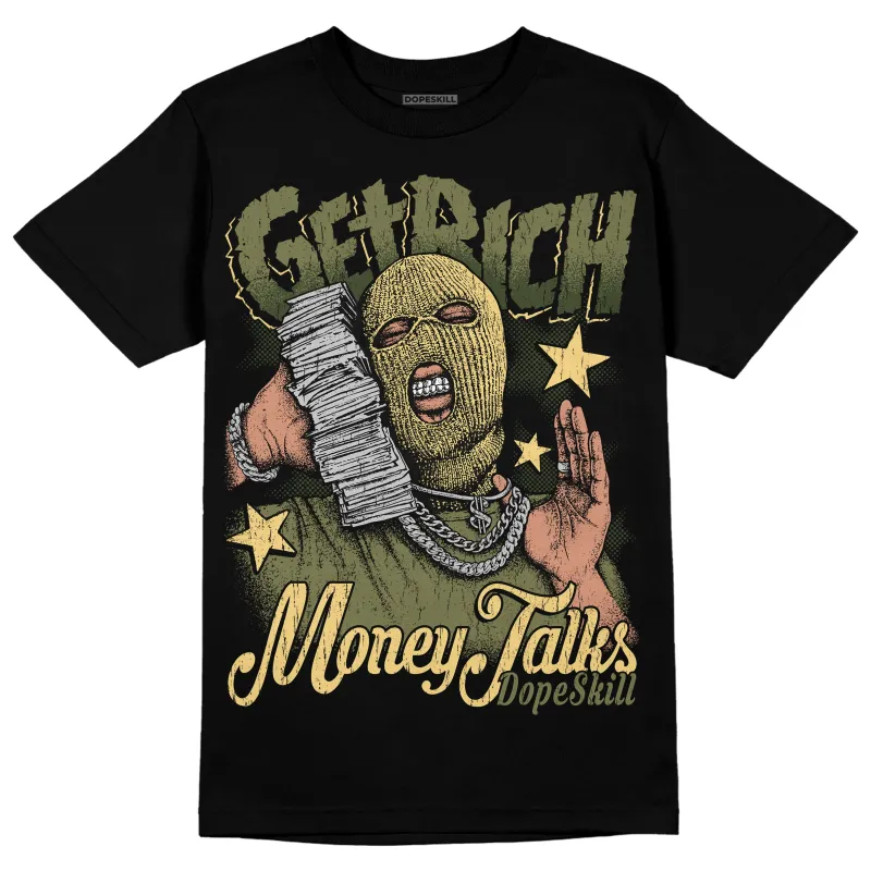 Craft Olive 4s DopeSkill T-Shirt Get Rich Graphic sold by DopeSkill