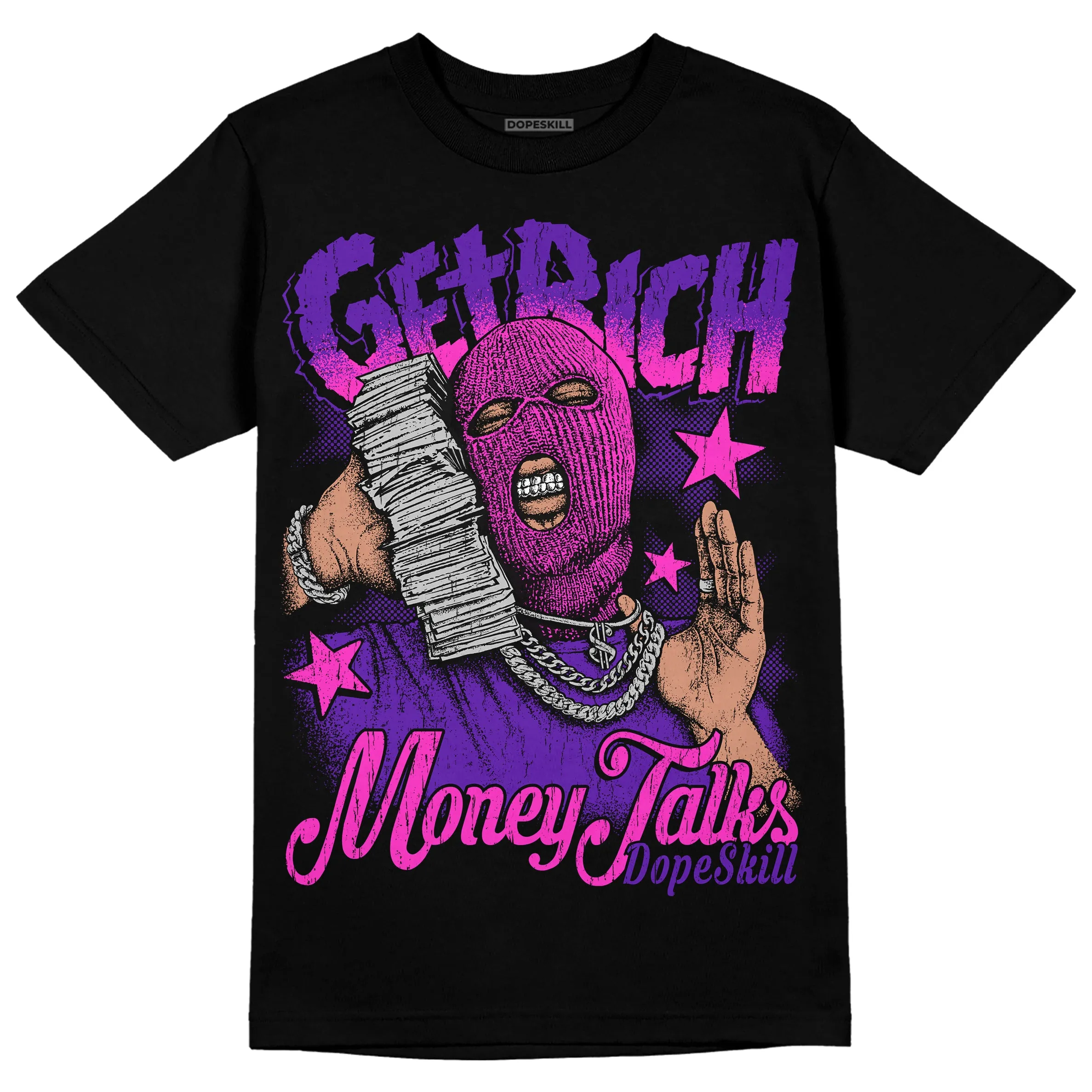 Court Purple 13s DopeSkill T-Shirt Get Rich Graphic sold by DopeSkill