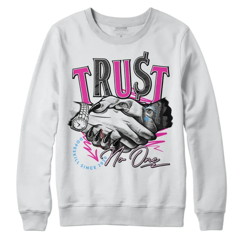 Pink Collection DopeSkill Sweatshirt Trust No One Graphic sold by DopeSkill