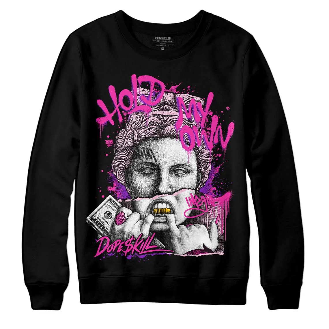Pink Collection DopeSkill Sweatshirt Hold My Own Graphic sold by DopeSkill product image thumbnail 2