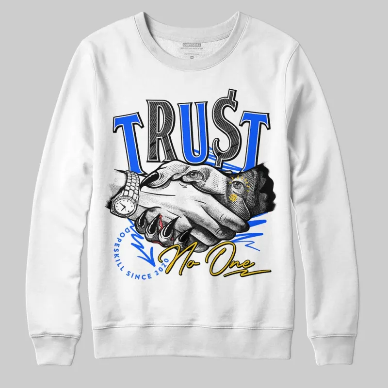 Royal Blue Collection DopeSkill Sweatshirt Trust No One Graphic sold by DopeSkill