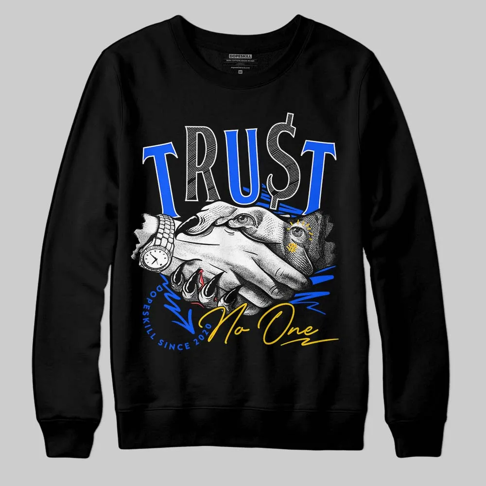 Royal Blue Collection DopeSkill Sweatshirt Trust No One Graphic sold by DopeSkill product image thumbnail 2