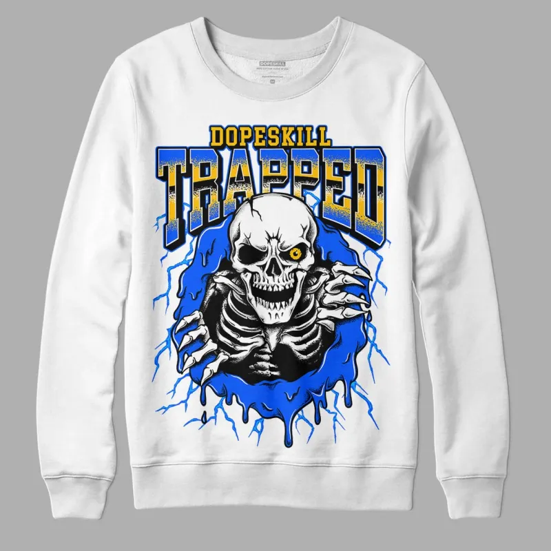 Royal Blue Collection DopeSkill Sweatshirt Trapped Halloween Graphic sold by DopeSkill