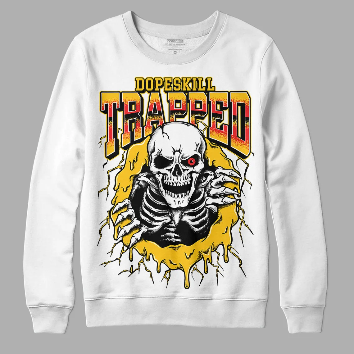 Yellow Collection DopeSkill Sweatshirt Trapped Halloween Graphic sold by DopeSkill product image thumbnail 2