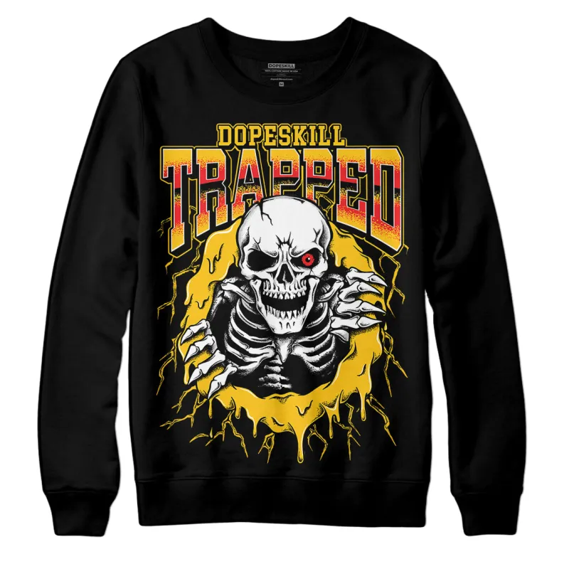 Yellow Collection DopeSkill Sweatshirt Trapped Halloween Graphic sold by DopeSkill