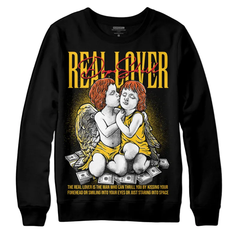 Yellow Collection DopeSkill Sweatshirt Real Lover Graphic sold by DopeSkill