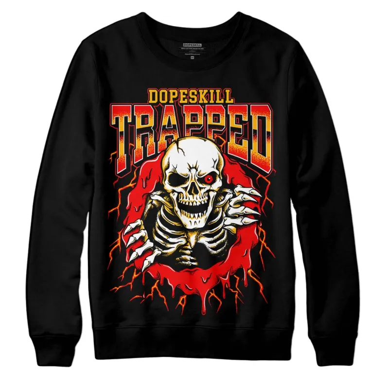 Red Collection DopeSkill Sweatshirt Trapped Halloween Graphic sold by DopeSkill