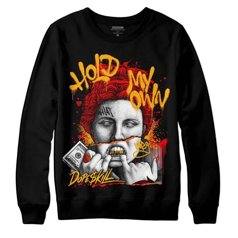 Red Collection DopeSkill Sweatshirt Hold My Own Graphic sold by DopeSkill