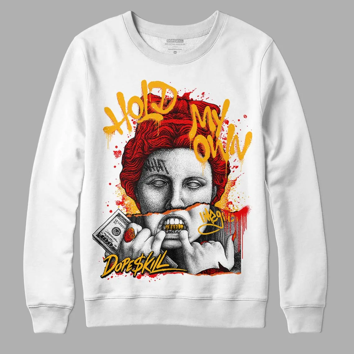 Red Collection DopeSkill Sweatshirt Hold My Own Graphic sold by DopeSkill product image thumbnail 2