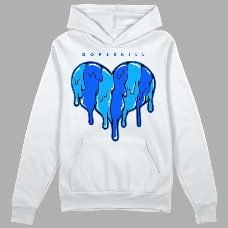 Royal Blue Collection DopeSkill Hoodie Sweatshirt Slime Drip Heart Graphic sold by DopeSkill