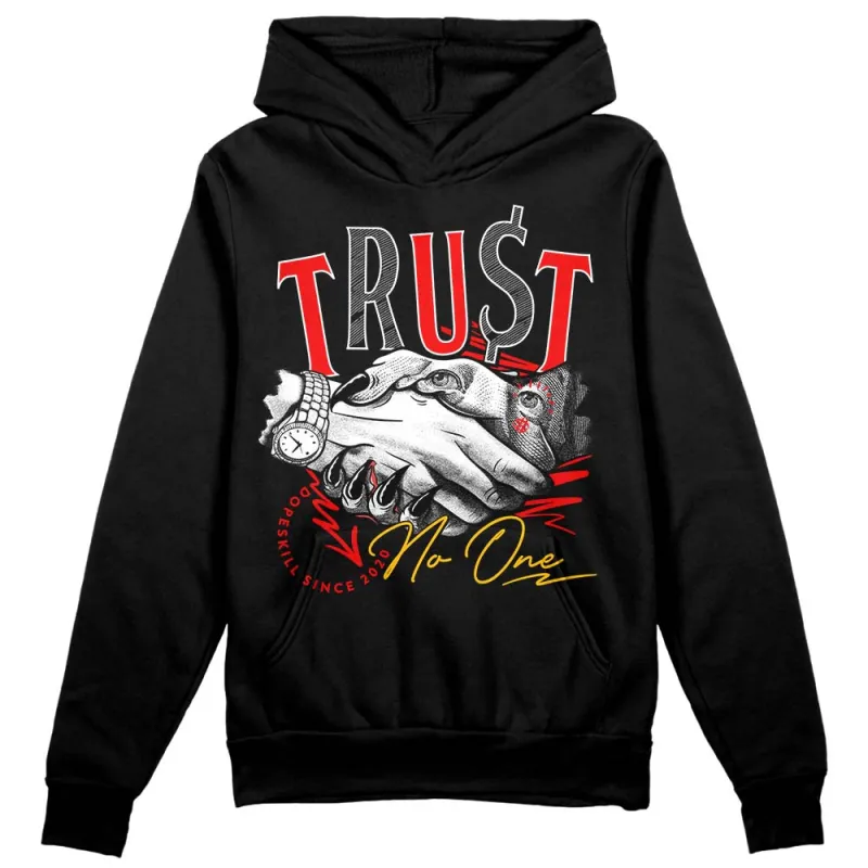 Red Collection DopeSkill Hoodie Sweatshirt Trust No One Graphic sold by DopeSkill