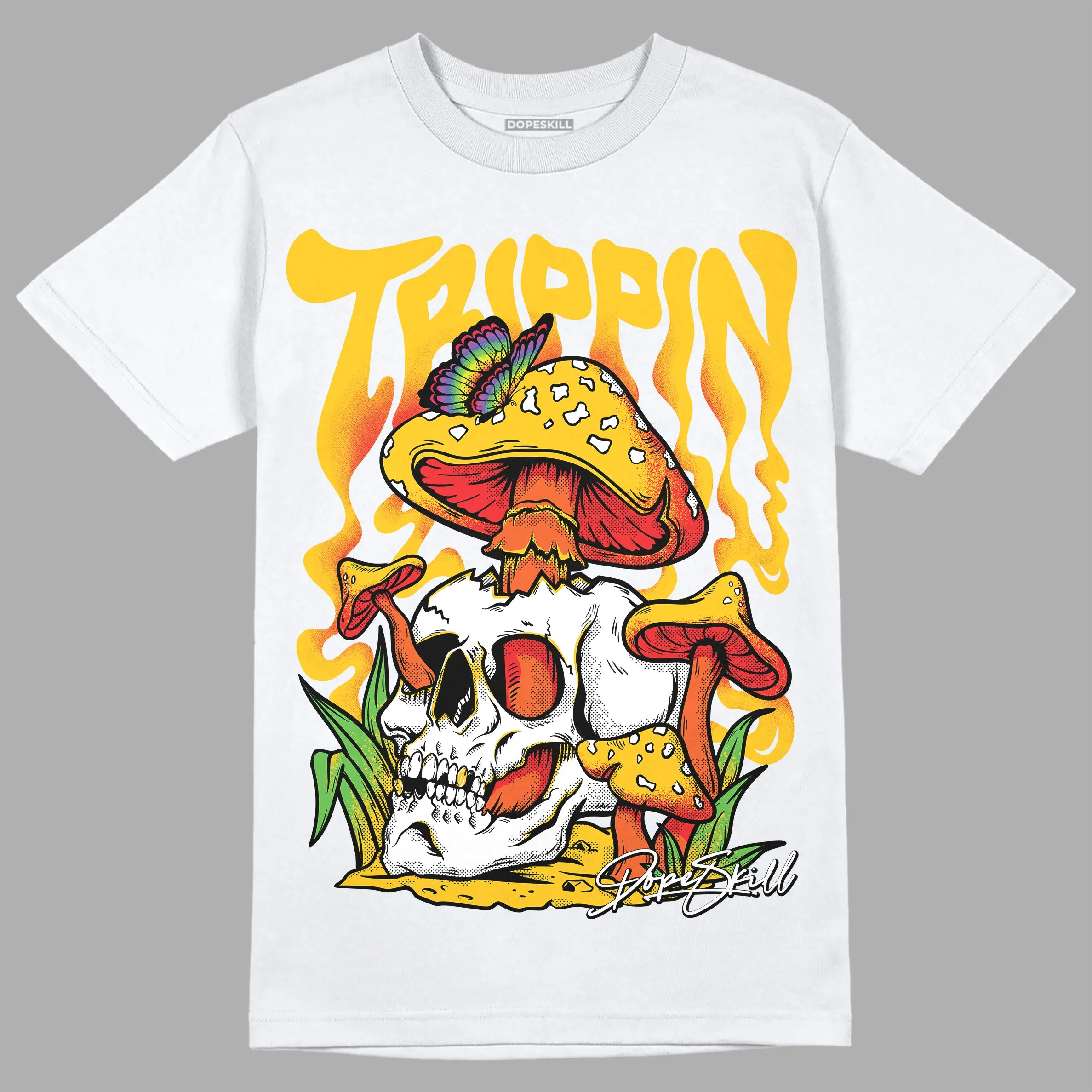 Yellow Collection DopeSkill T-Shirt Trippin Graphic sold by DopeSkill product image thumbnail 2