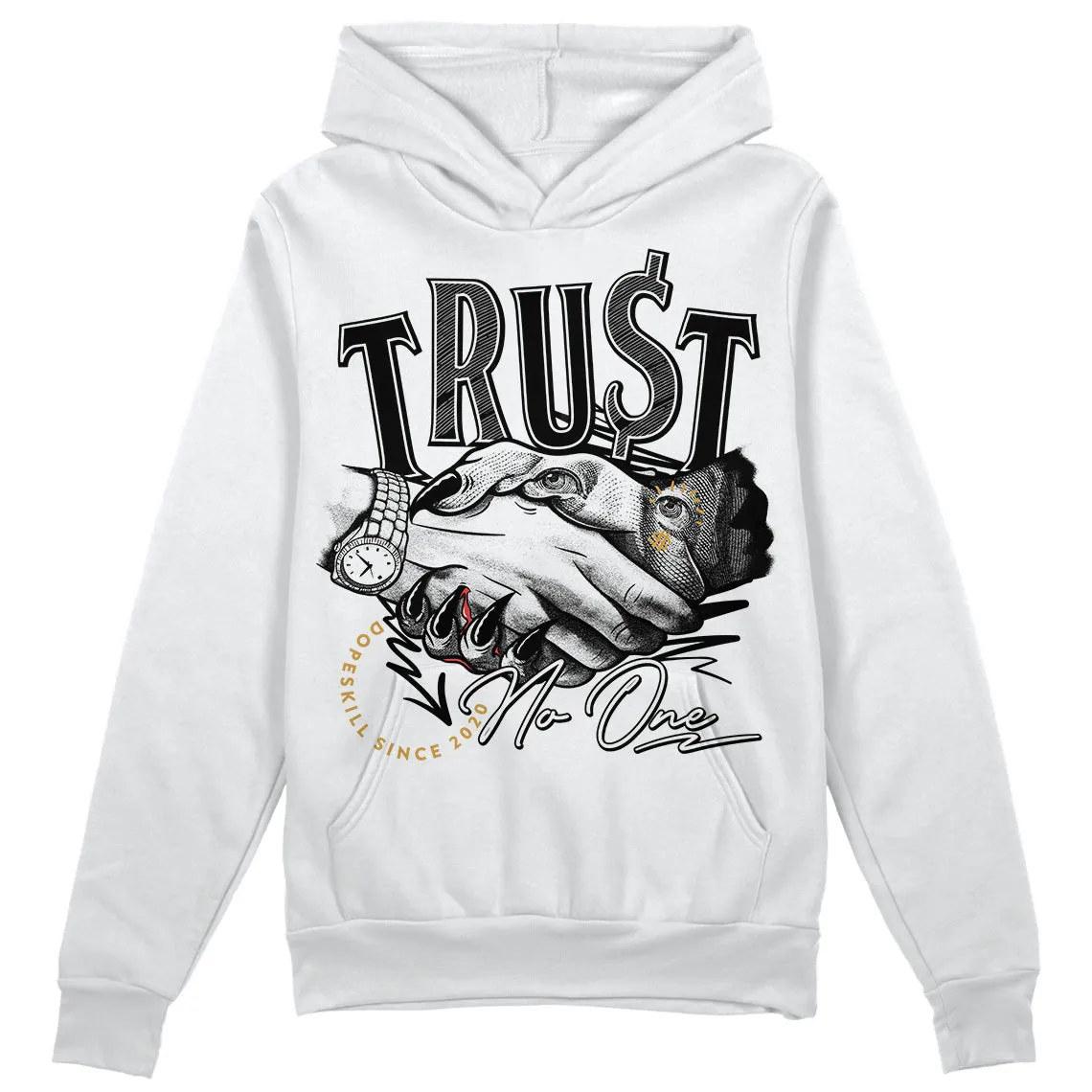 Gratitude 11s DopeSkill Hoodie Sweatshirt Trust No One Graphic sold by DopeSkill