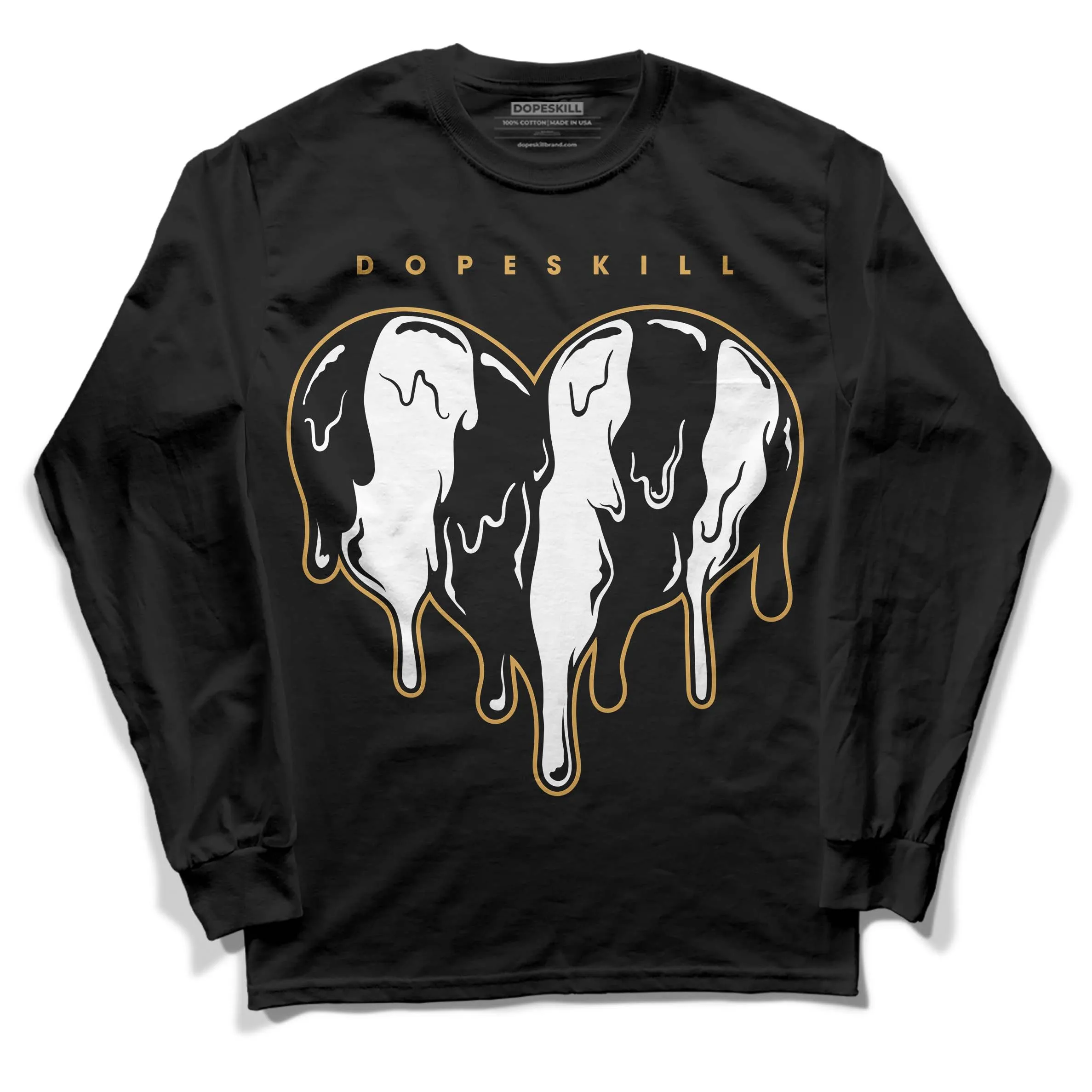Gratitude 11s DopeSkill Long Sleeve T-Shirt Slime Drip Heart Graphic sold by DopeSkill product image thumbnail 2