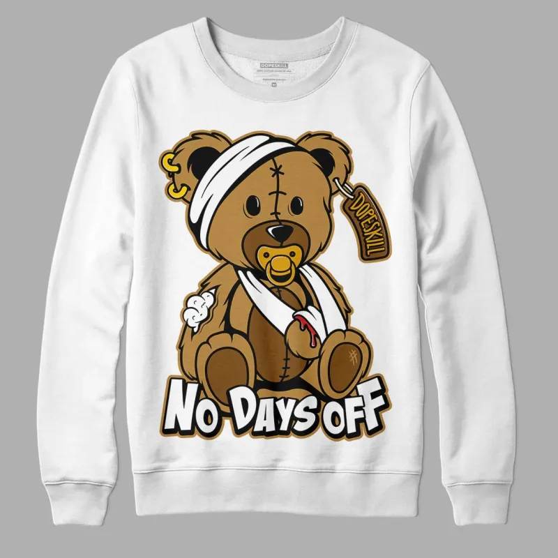 Wheat 13s DopeSkill Sweatshirt Hurt Bear Graphic sold by DopeSkill
