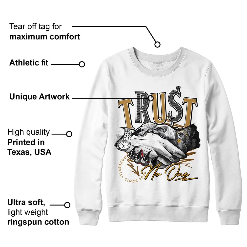 Wheat 13s DopeSkill Sweatshirt Trust No One Graphic sold by DopeSkill product image thumbnail 3