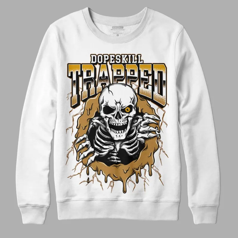Wheat 13s DopeSkill Sweatshirt Trapped Halloween Graphic sold by DopeSkill