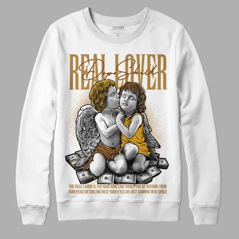 Wheat 13s DopeSkill Sweatshirt Real Lover Graphic sold by DopeSkill
