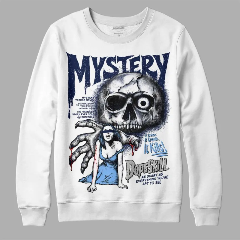 Midnight Navy 5s DopeSkill Sweatshirt Mystery Ghostly Grasp Graphic sold by DopeSkill