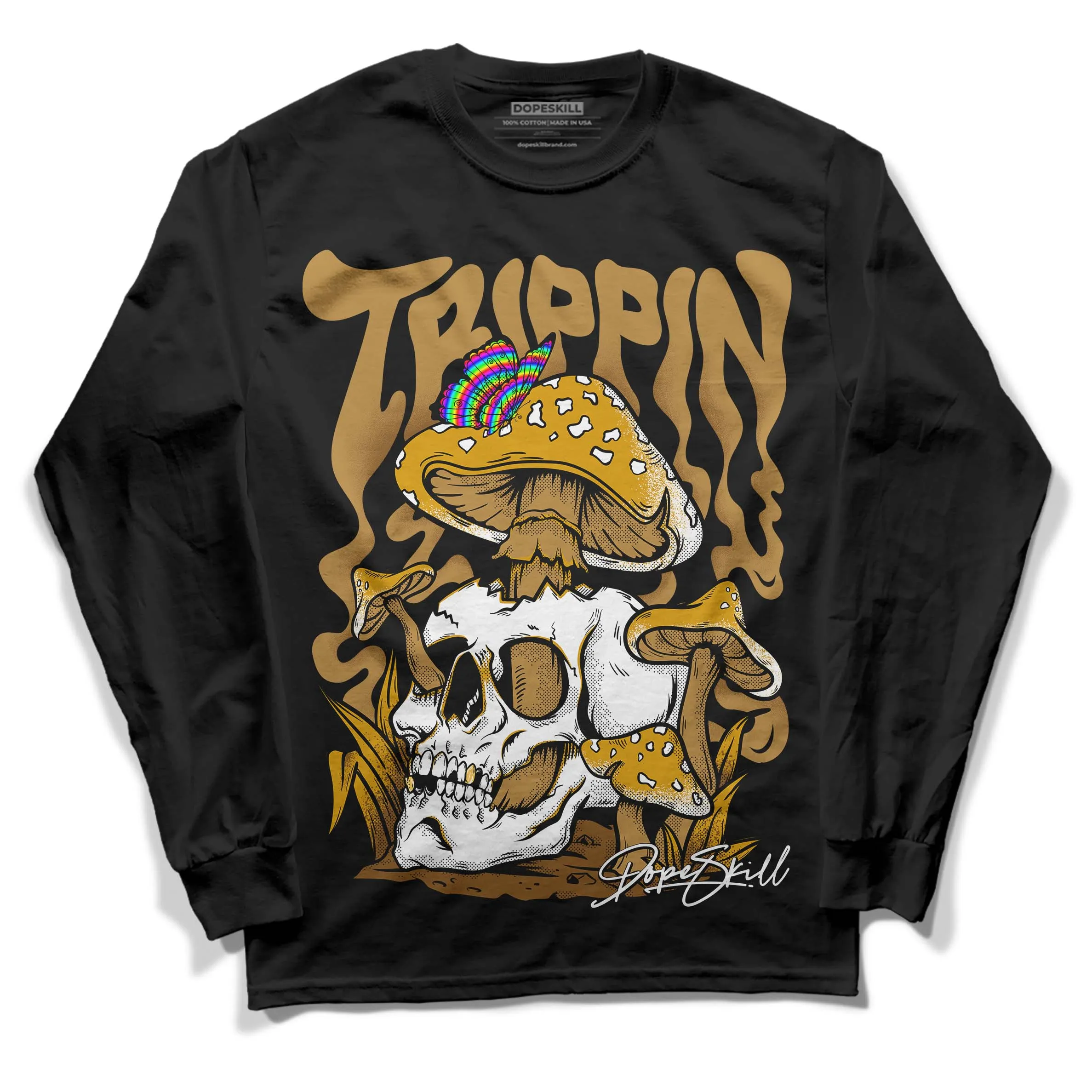 Wheat 13s DopeSkill Long Sleeve T-Shirt Trippin Graphic sold by DopeSkill product image thumbnail 2