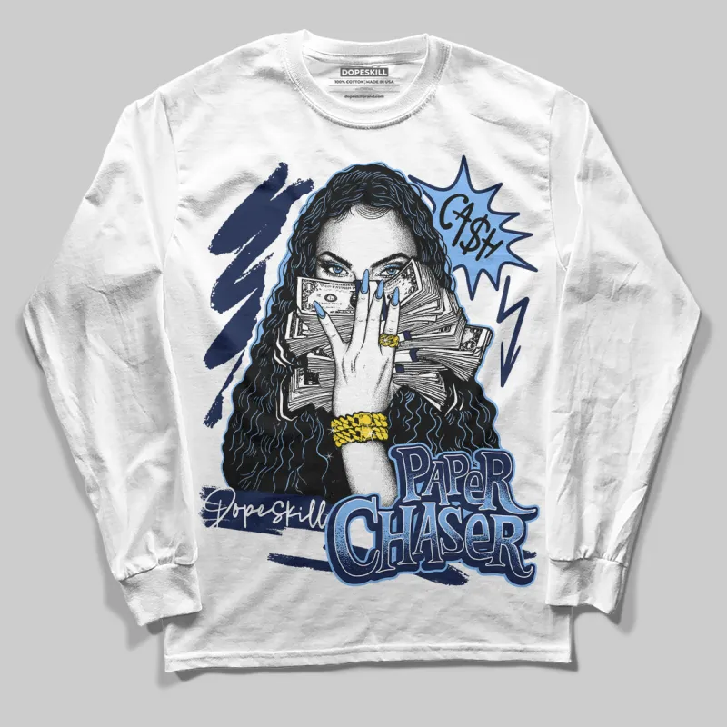 Midnight Navy 5s DopeSkill Long Sleeve T-Shirt NPC Graphic sold by DopeSkill