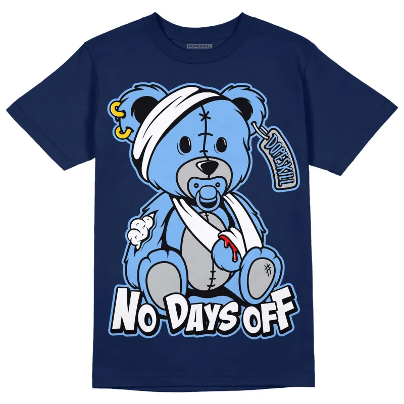 Midnight Navy 5s DopeSkill Navy T-Shirt Hurt Bear Graphic sold by DopeSkill