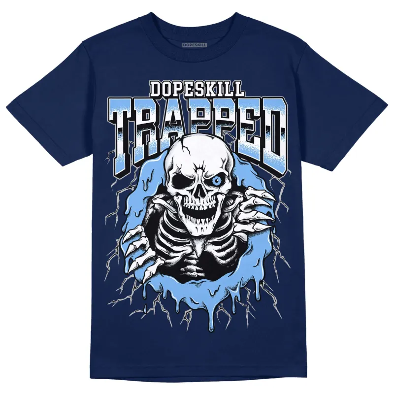 Midnight Navy 5s DopeSkill Navy T-Shirt Trapped Halloween Graphic sold by DopeSkill
