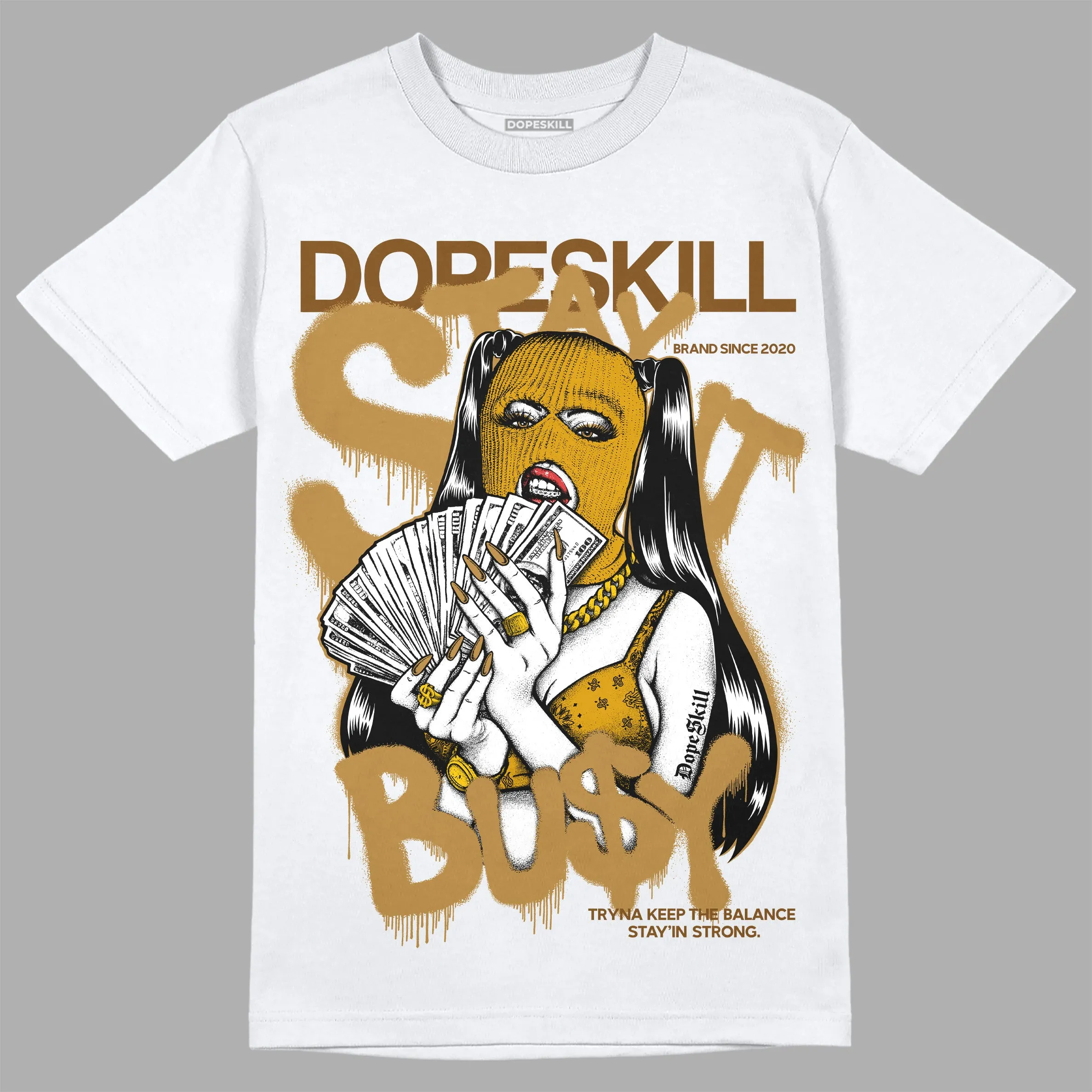 Wheat 13s DopeSkill T-Shirt Stay It Busy Graphic sold by DopeSkill