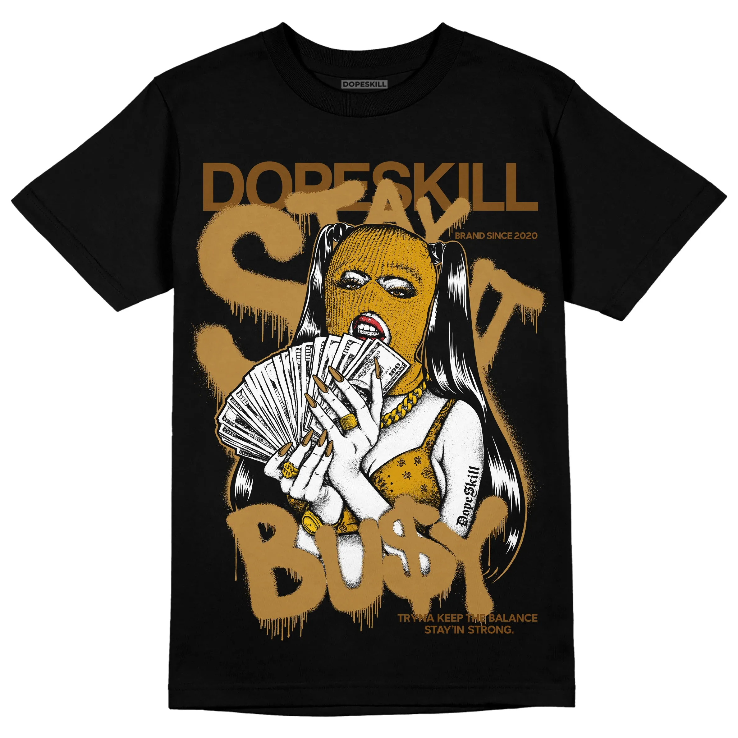 Wheat 13s DopeSkill T-Shirt Stay It Busy Graphic sold by DopeSkill product image thumbnail 2