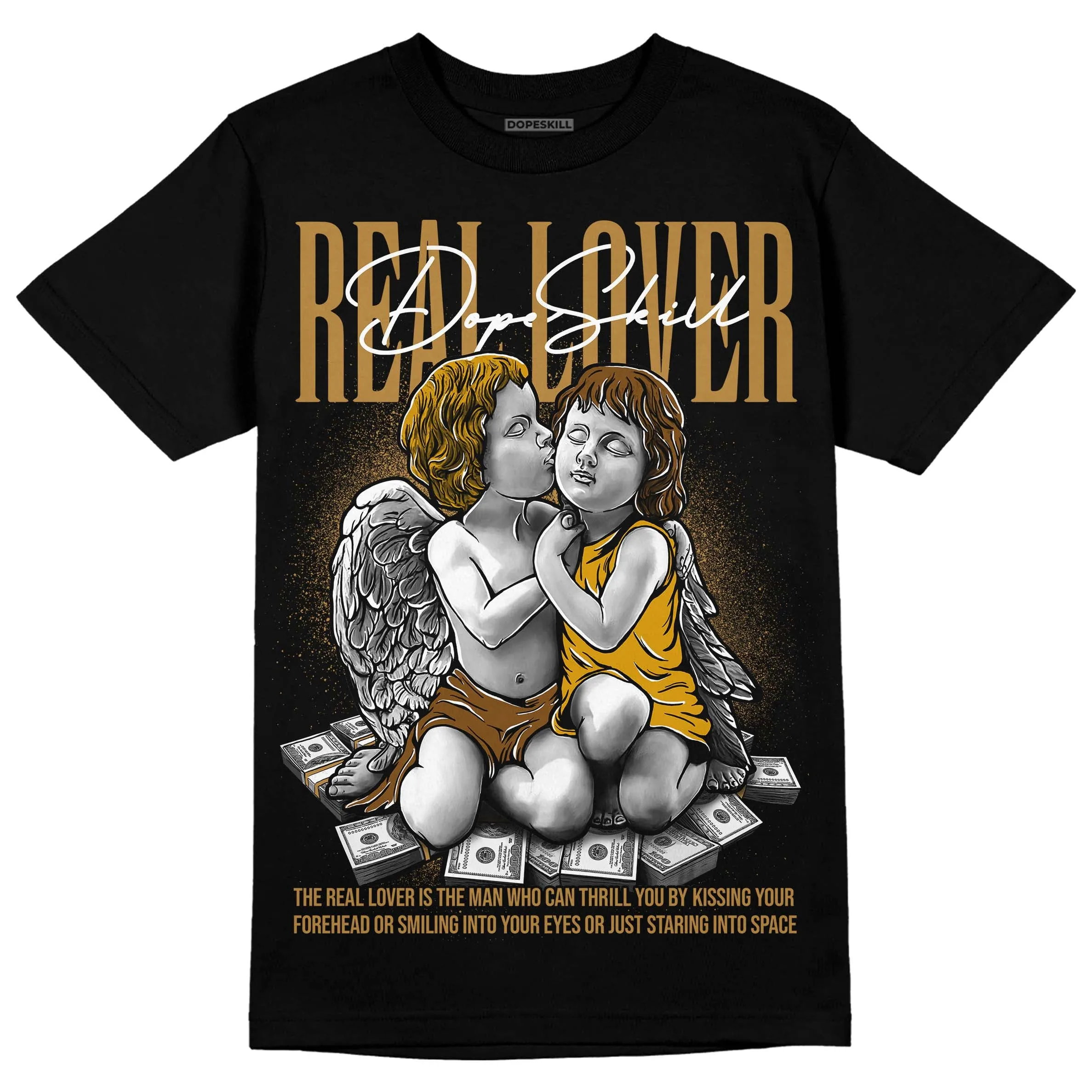 Wheat 13s DopeSkill T-Shirt Real Lover Graphic sold by DopeSkill product image thumbnail 2