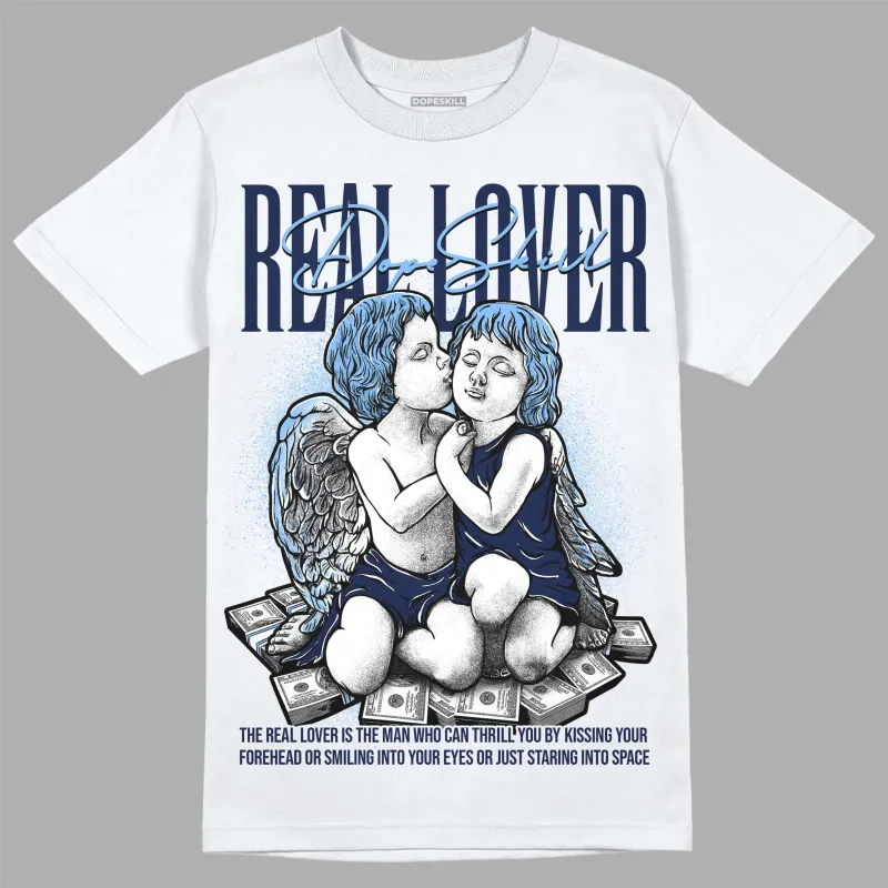 Midnight Navy 5s DopeSkill T-Shirt Real Lover Graphic sold by DopeSkill
