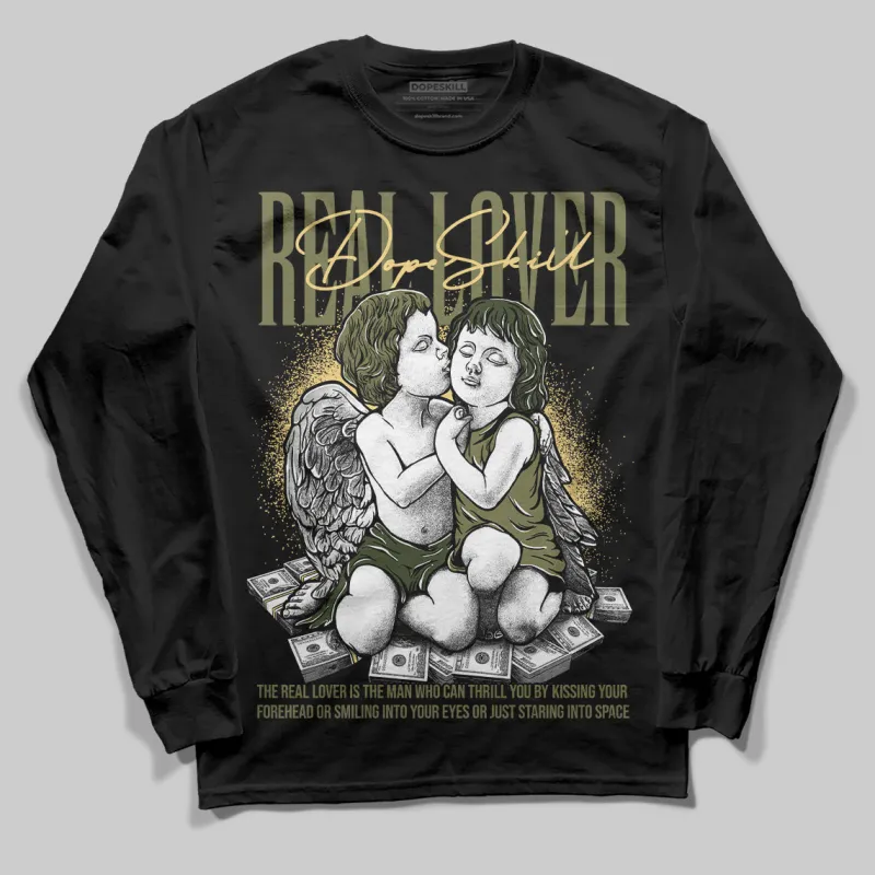 Craft Olive 4s DopeSkill Long Sleeve T-Shirt Real Lover Graphic sold by DopeSkill