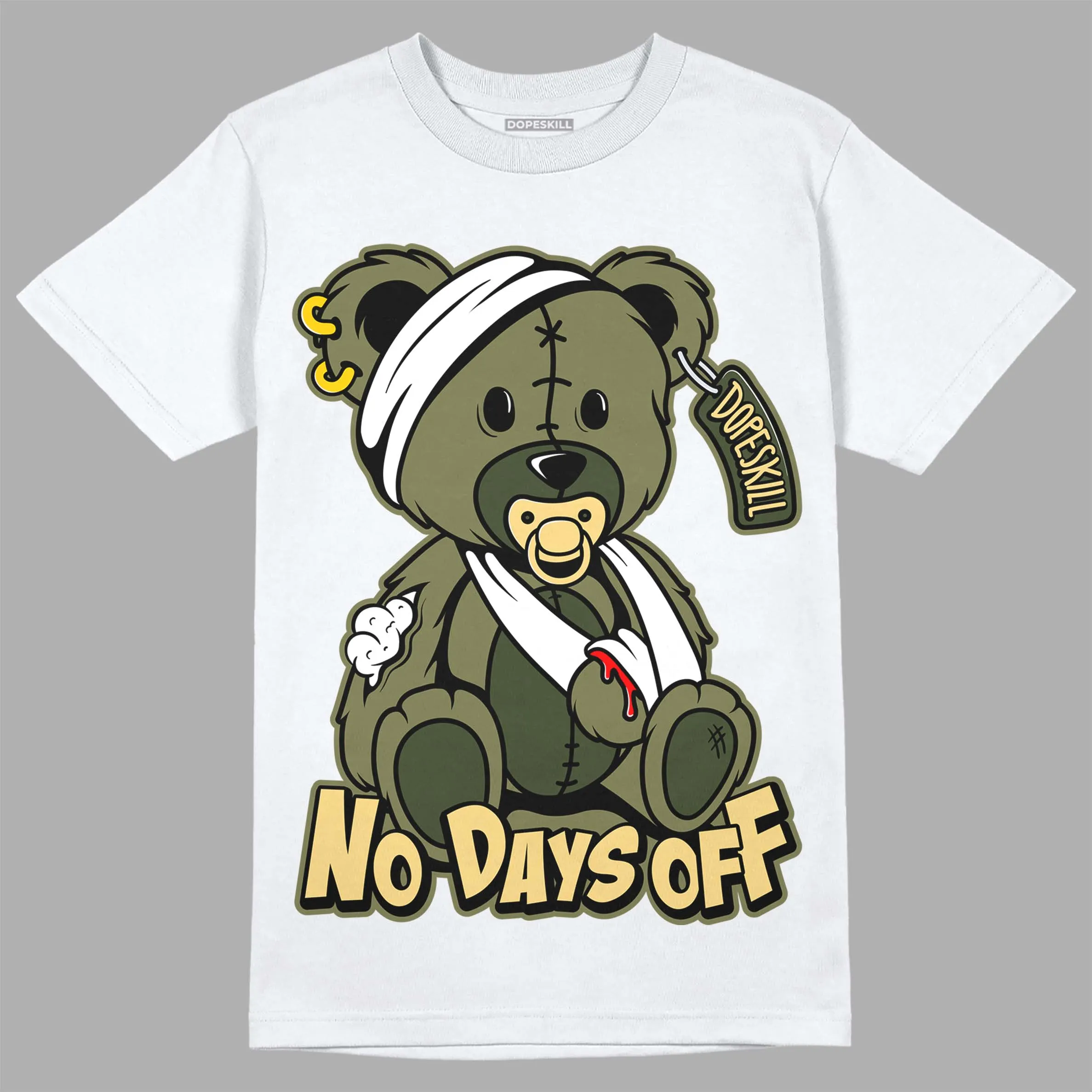 Craft Olive 4s DopeSkill T-Shirt Hurt Bear Graphic sold by DopeSkill product image thumbnail 2