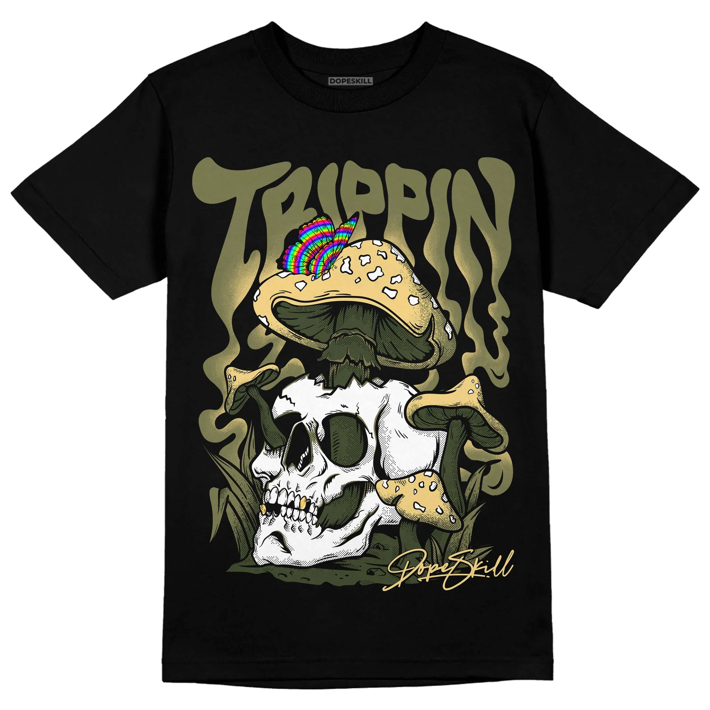 Craft Olive 4s DopeSkill T-Shirt Trippin Graphic sold by DopeSkill
