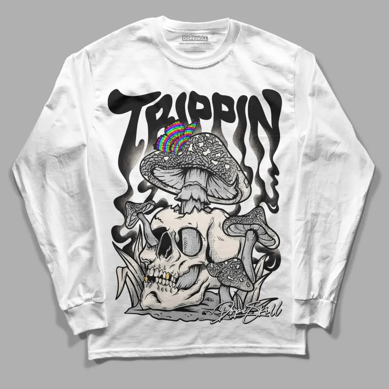 Off Noir 3s DopeSkill Long Sleeve T-Shirt Trippin Graphic sold by DopeSkill