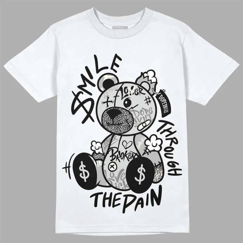 Off Noir 3s DopeSkill T-Shirt Smile Through The Pain Graphic sold by DopeSkill