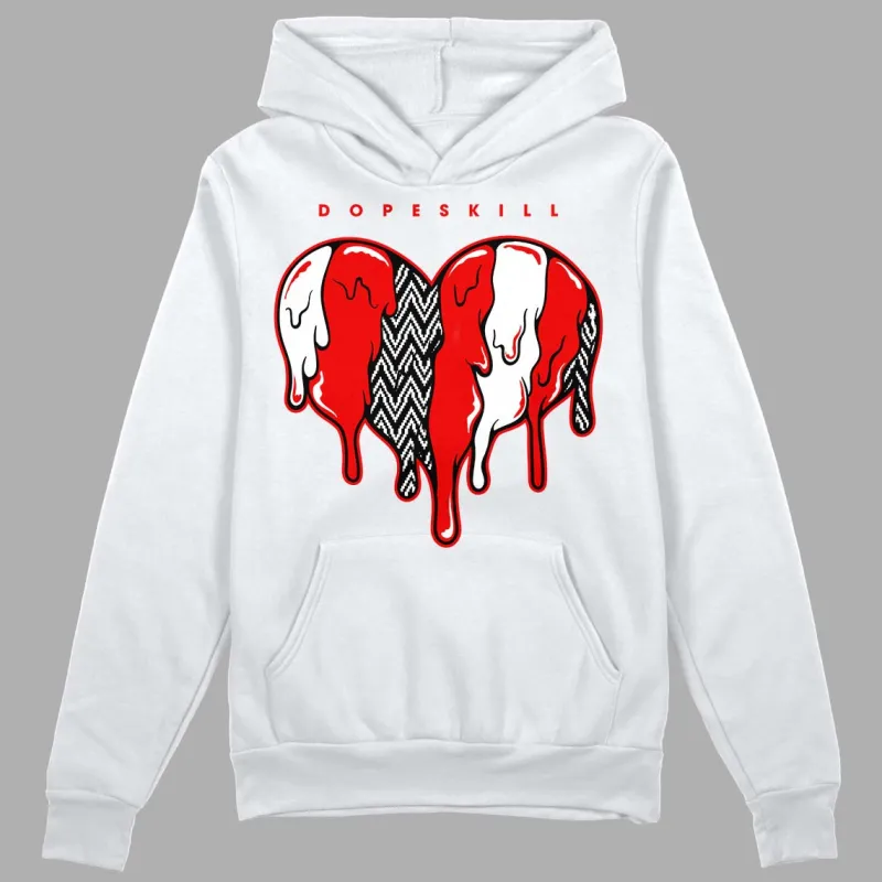Cherry 12s DopeSkill Hoodie Sweatshirt Slime Drip Heart Graphic sold by DopeSkill