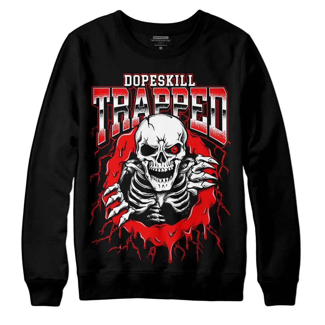 Cherry 12s DopeSkill Sweatshirt Trapped Halloween Graphic sold by DopeSkill product image thumbnail 2
