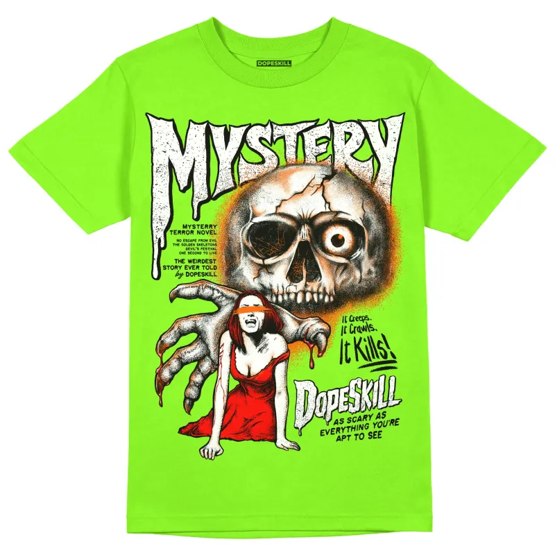 Neon Green Collection DopeSkill Neon Green T-shirt Mystery Ghostly Grasp Graphic sold by DopeSkill