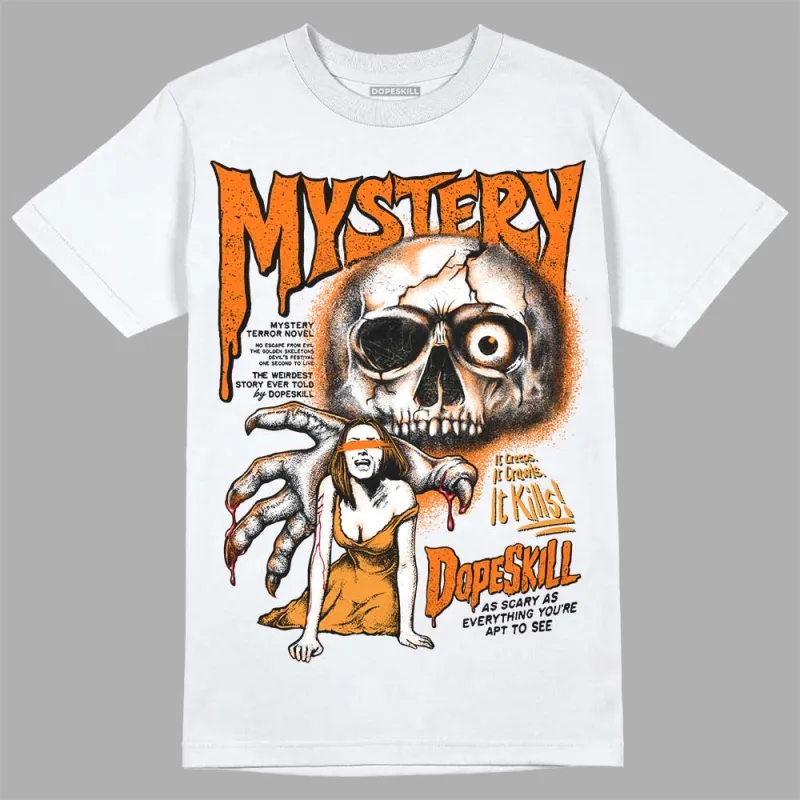 Orange Black White DopeSkill T-Shirt Mystery Ghostly Grasp Graphic sold by DopeSkill