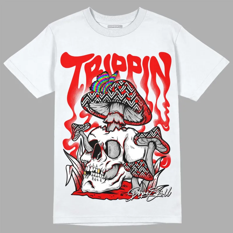 Cherry 12s DopeSkill T-Shirt Trippin Graphic sold by DopeSkill