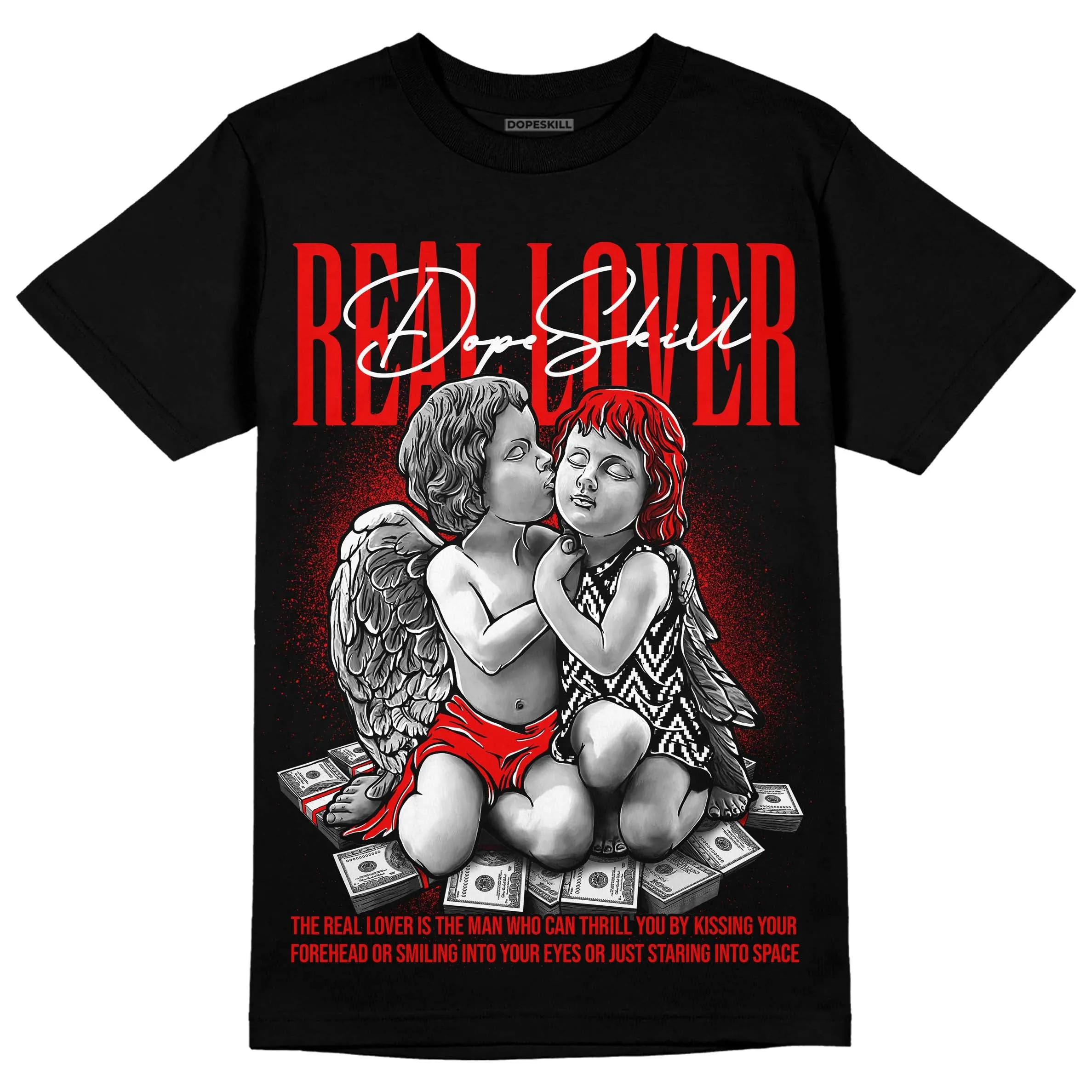 Cherry 12s DopeSkill T-Shirt Real Lover Graphic sold by DopeSkill product image thumbnail 2