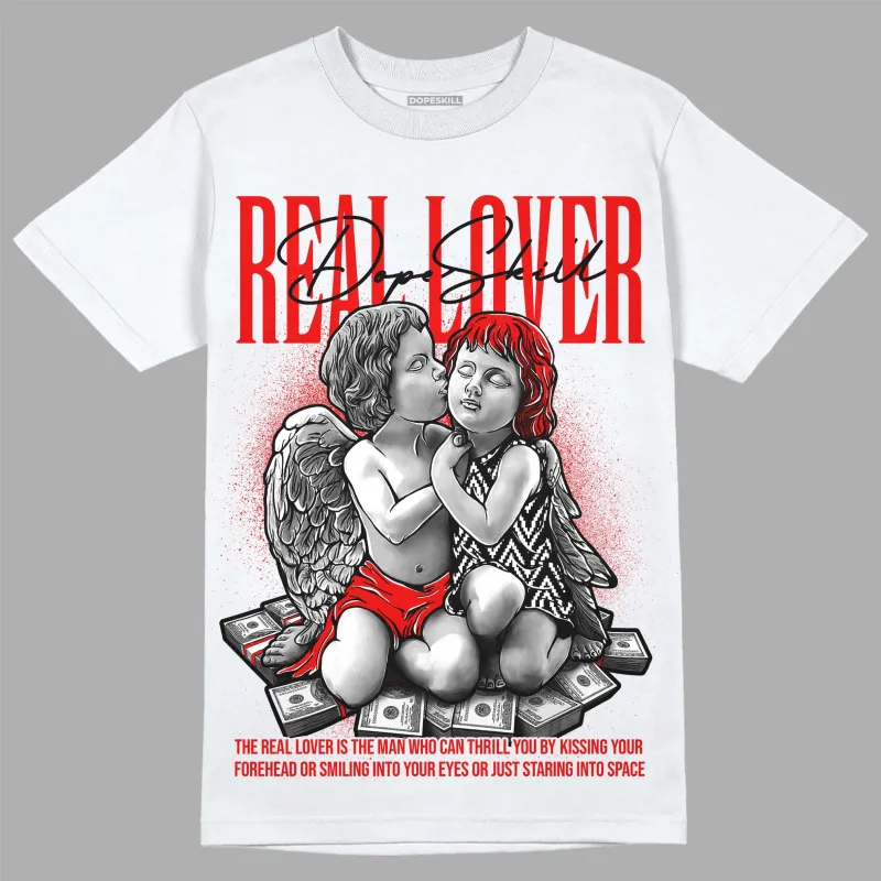 Cherry 12s DopeSkill T-Shirt Real Lover Graphic sold by DopeSkill