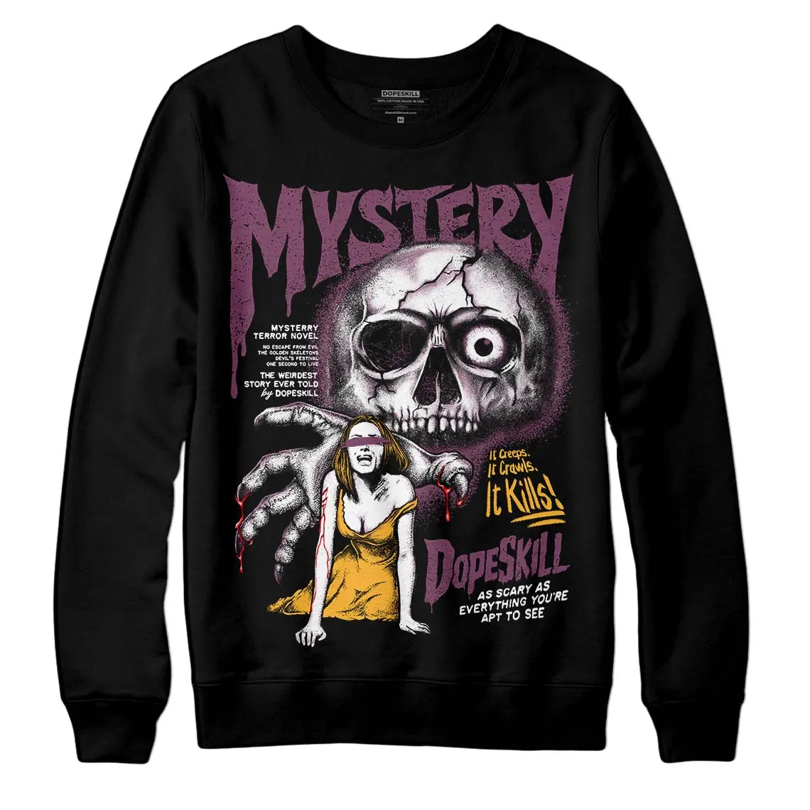 Brotherhood 1s High OG DopeSkill Sweatshirt Mystery Ghostly Grasp Graphic sold by DopeSkill product image thumbnail 2