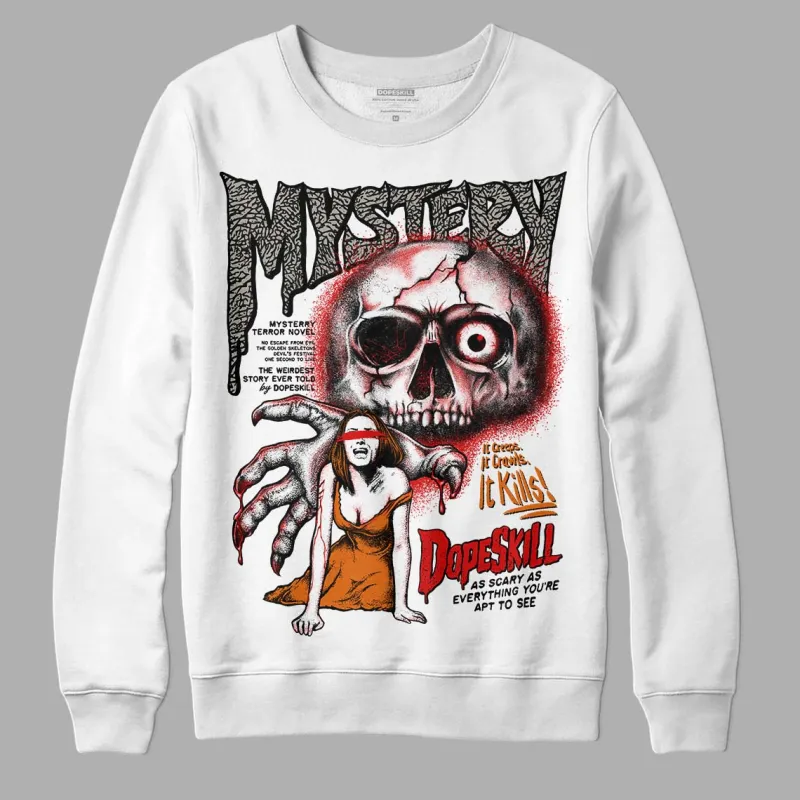 Fire Red 3s DopeSkill Sweatshirt Mystery Ghostly Grasp Graphic sold by DopeSkill