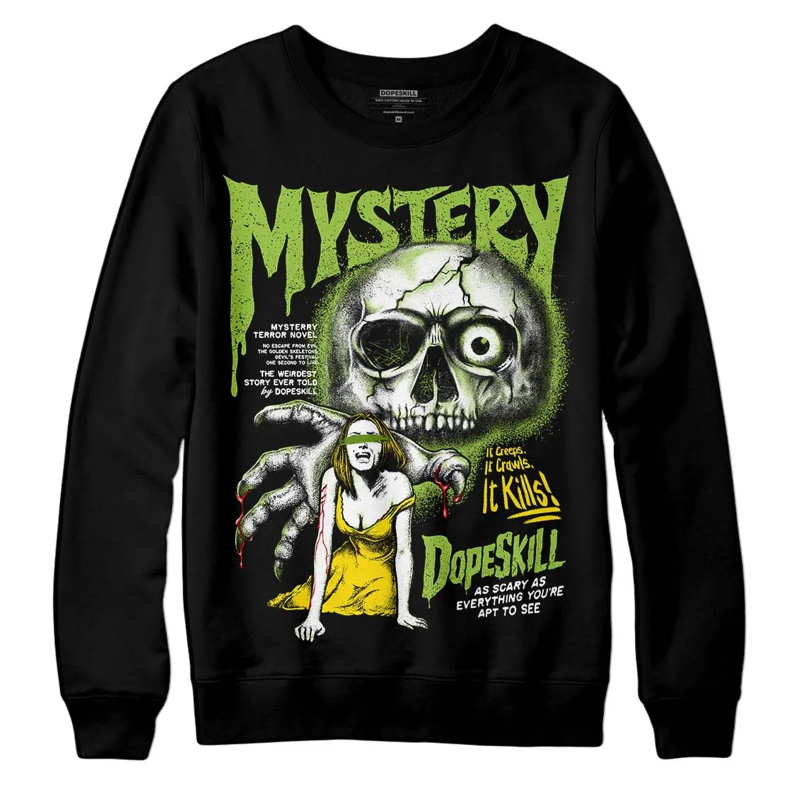 Dunk 'Chlorophyll' DopeSkill Sweatshirt Mystery Ghostly Grasp Graphic sold by DopeSkill product image thumbnail 2